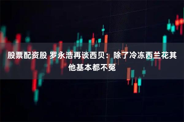 股票配资股 罗永浩再谈西贝：除了冷冻西兰花其他基本都不冤